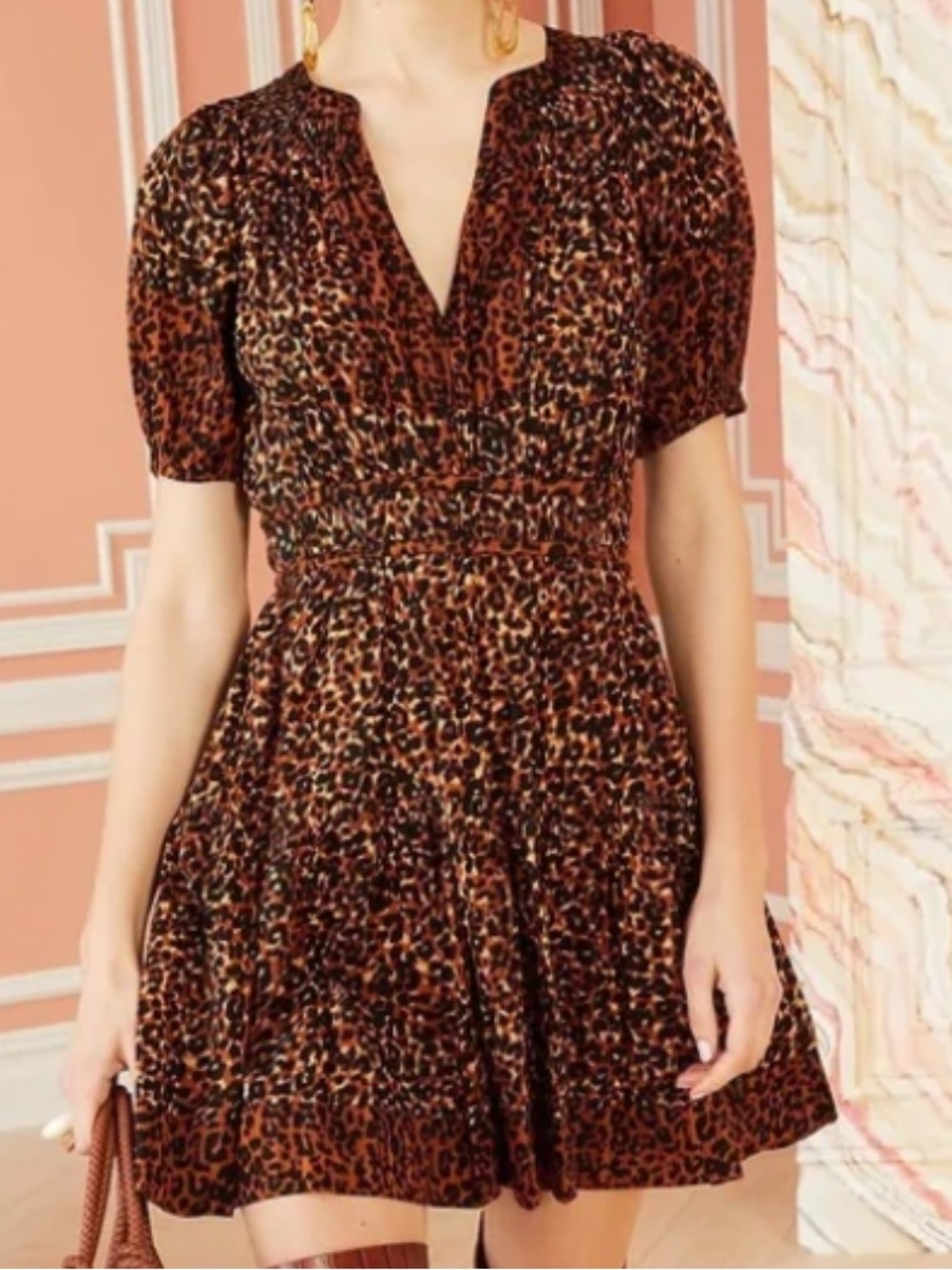 Ulla Johnson Mariana leopard dress size 12